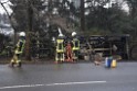 Container LKW umgestuerzt Koeln Brueck Bruecker- Dellbruecker Mauspfad P052